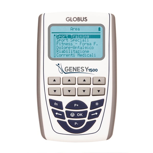 Genesy 1500 electrostimulator with four channels and 414 programs: ideal for use in the medical and rehabilitation field